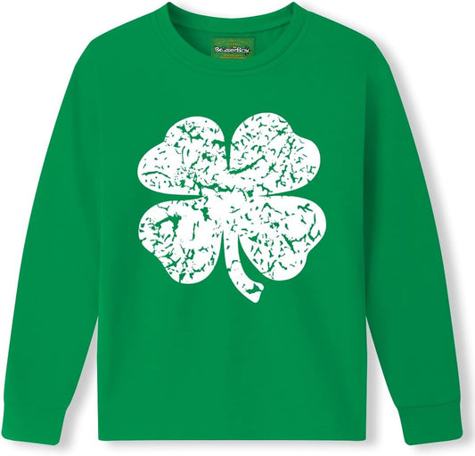 Unisex Kid'S Valentine'S Day Top Heart Print Mardi Gras Carnival Party Shirt 4-14 Years