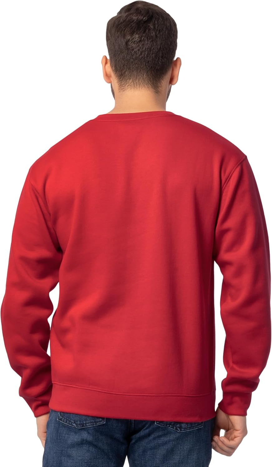 Men'S Eversoft Fleece Crewneck Sweatshirts, Moisture Wicking & Breathable, Sizes S-4X